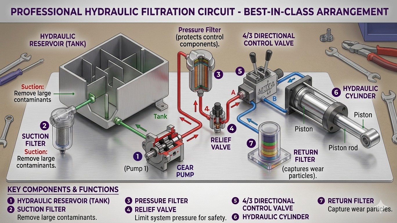 Track Machine Hydraulic System
