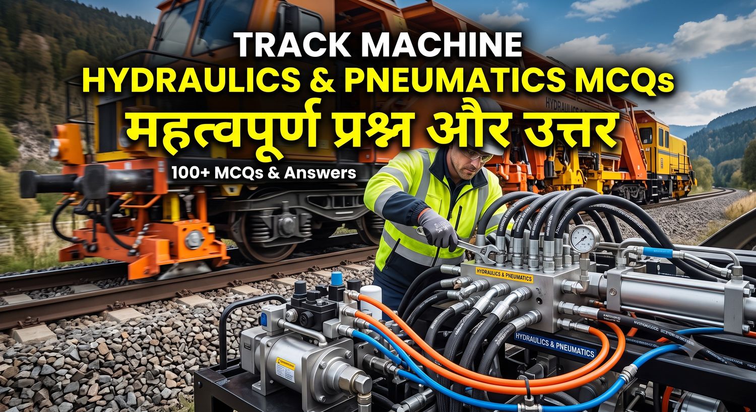 Track Machine Hydraulics & Pneumatics MCQs